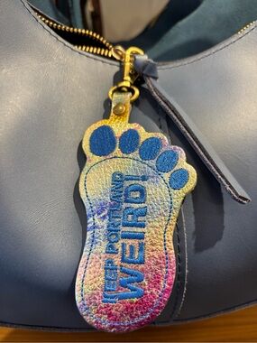 Portland Leather Aurora “Keep Portland Weird” Bag Charm - NEW